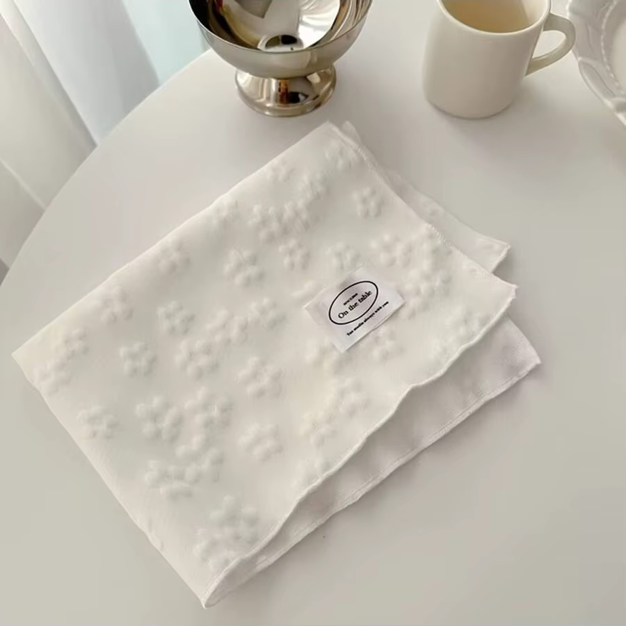 Napperon blanc tapis de Table isolation thermique pour cuisine napperons de salle à manger tapis de 