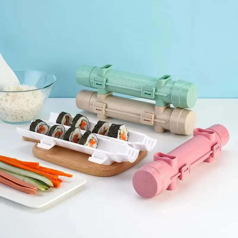 Bricolage cylindre Sushi faisant la Machine rapide Sushi Bazooka japonais roulé riz viande moule bou
