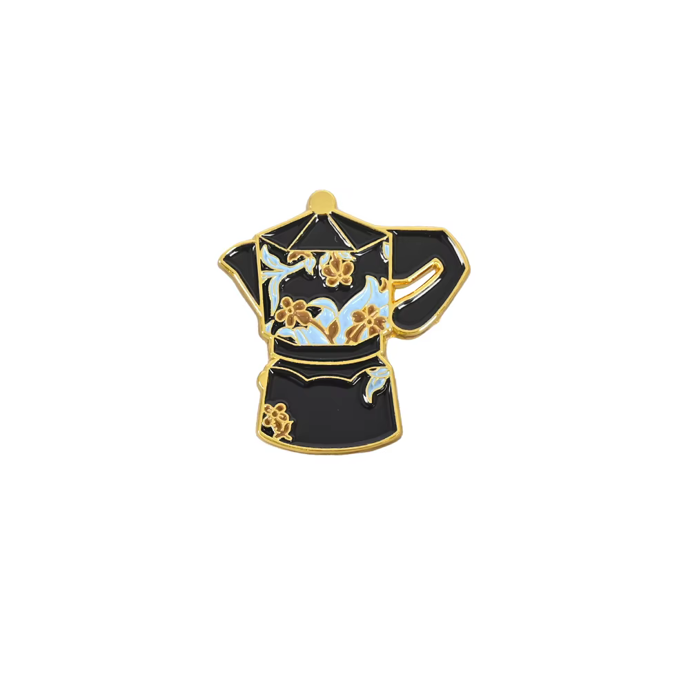 CAFEMASY-Jolies broches de café pour femmes et hommes, épinglettes créatives en émail, insigne en mé