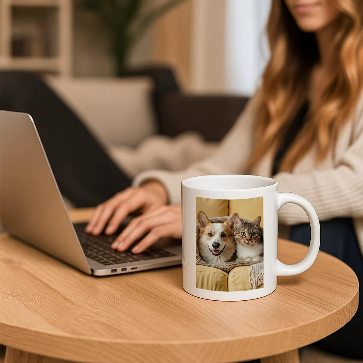 Mug personnalisé sur mesure 1 pièce, téléchargez votre image. Cadeaux adaptés pour la fête des mères