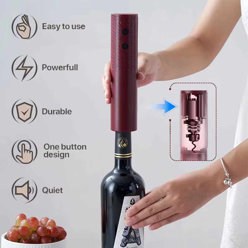 Ouvre-bouteille de vin électrique tire-bouchon automatique ouvre-bouteille de vin Rechargeable bouto