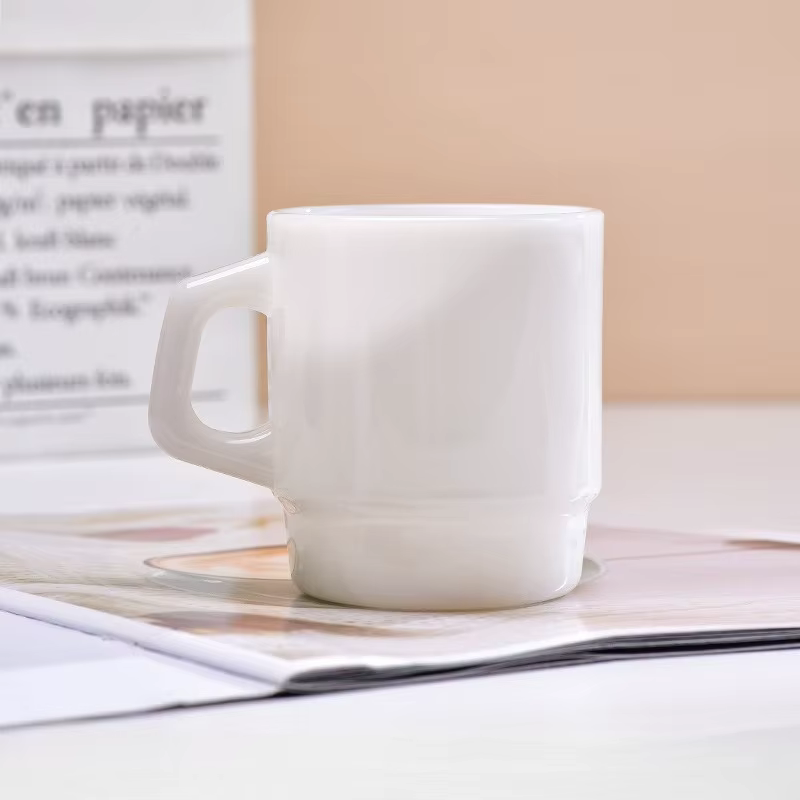 Tasses à café en verre de style coréen, tasses à thé au lait, tasses à eau, tasses personnalisées en