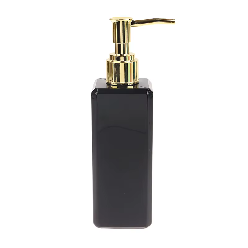 Distributeur de savon liquide de 250ml, bouteille à pompe rechargeable, carré, accessoire de salle d