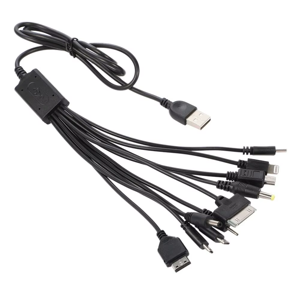 Câble de chargement multiple 10 en 1, 10 en 1, avec 10 Ports, usage simultané, câble de chargement m