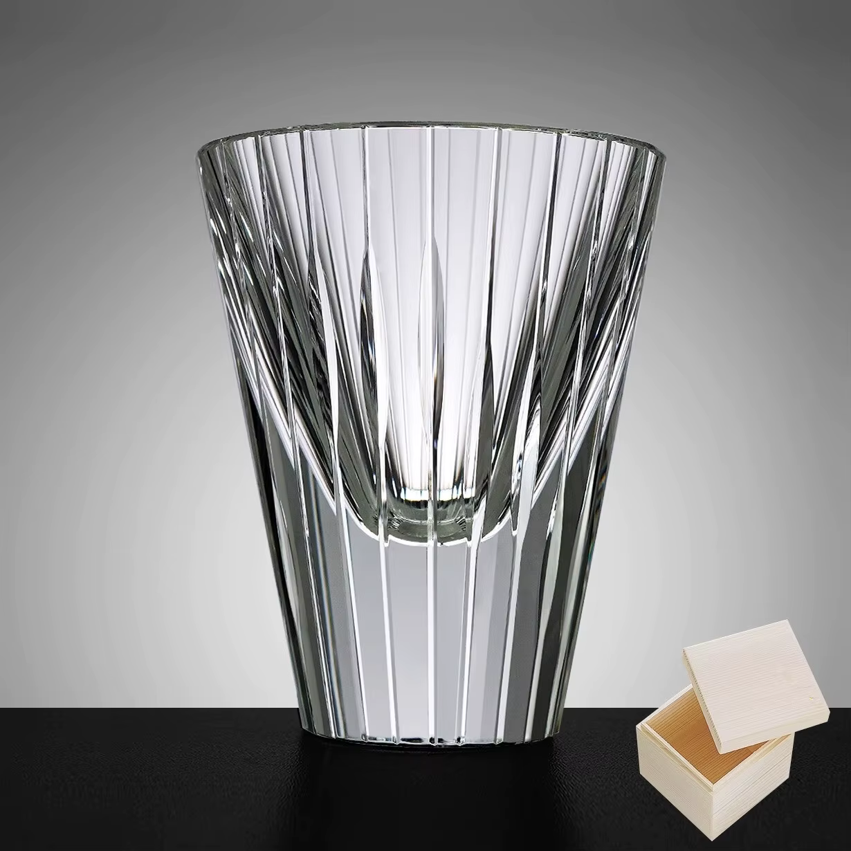 Fil de musique verres en cristal tasse à whisky verre à vin Unique cadeau pour ami chaîne géométriqu