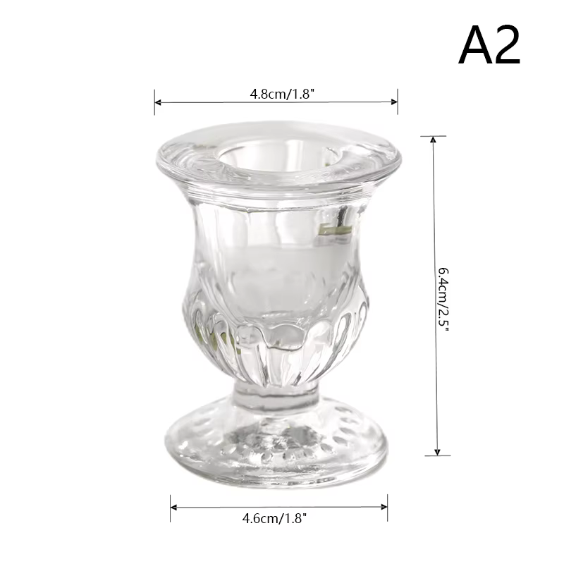 Porte-bougie en verre, nouveauté, décoration nordique, bougeoir romantique, accessoires de bureau, c