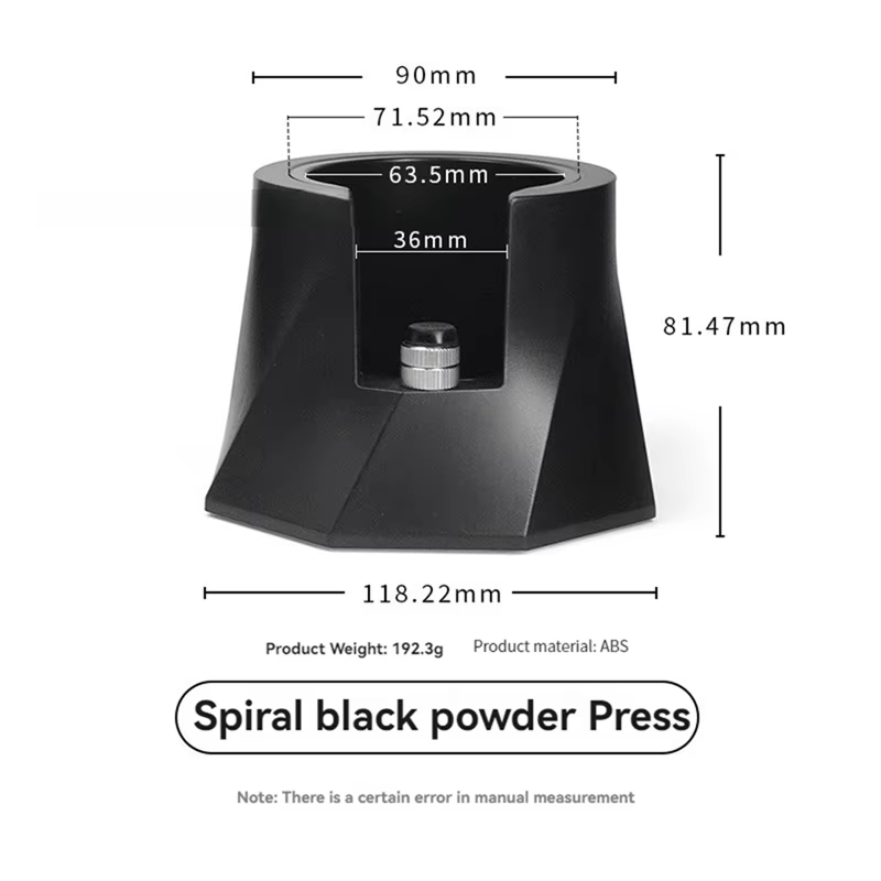 Support de Tamper à Café pour Poignée de 51/53/58mm, Accessoire Réglable et Antidérapant Astronomiqu