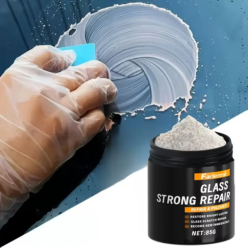 Poudre de polissage pour verre super résistante | Restaurer la clarté du verre | Polissage et éc