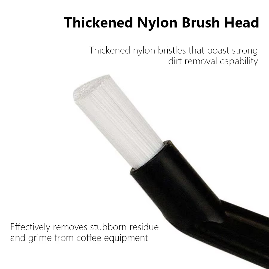 Brosse de nettoyage pour machine à café, brosse en nylon pour machine à expresso, outil de nettoyage