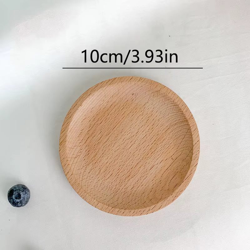 Plateau à tiges de blé, assiette à Dessert ronde, plateau Durable résistant à la chaleur de Style ja
