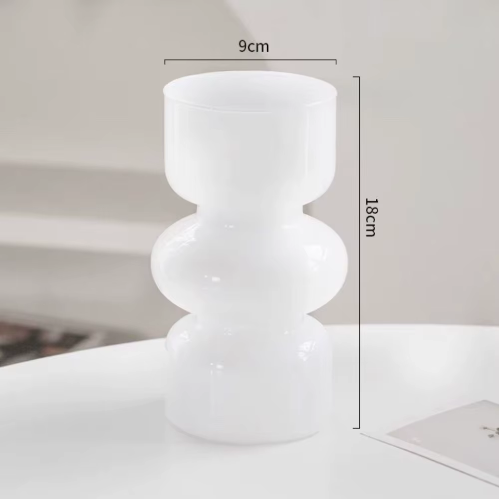 Vase en verre de style rétro européen, ornement hydroponique, décoration de salon, vase Gouden Huis