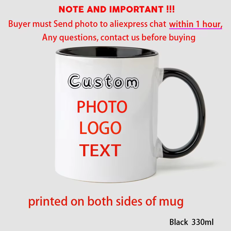 Tasse photo personnalisée, personnaliser la famille, les enfants, les amoureux, le logo, le texte, l