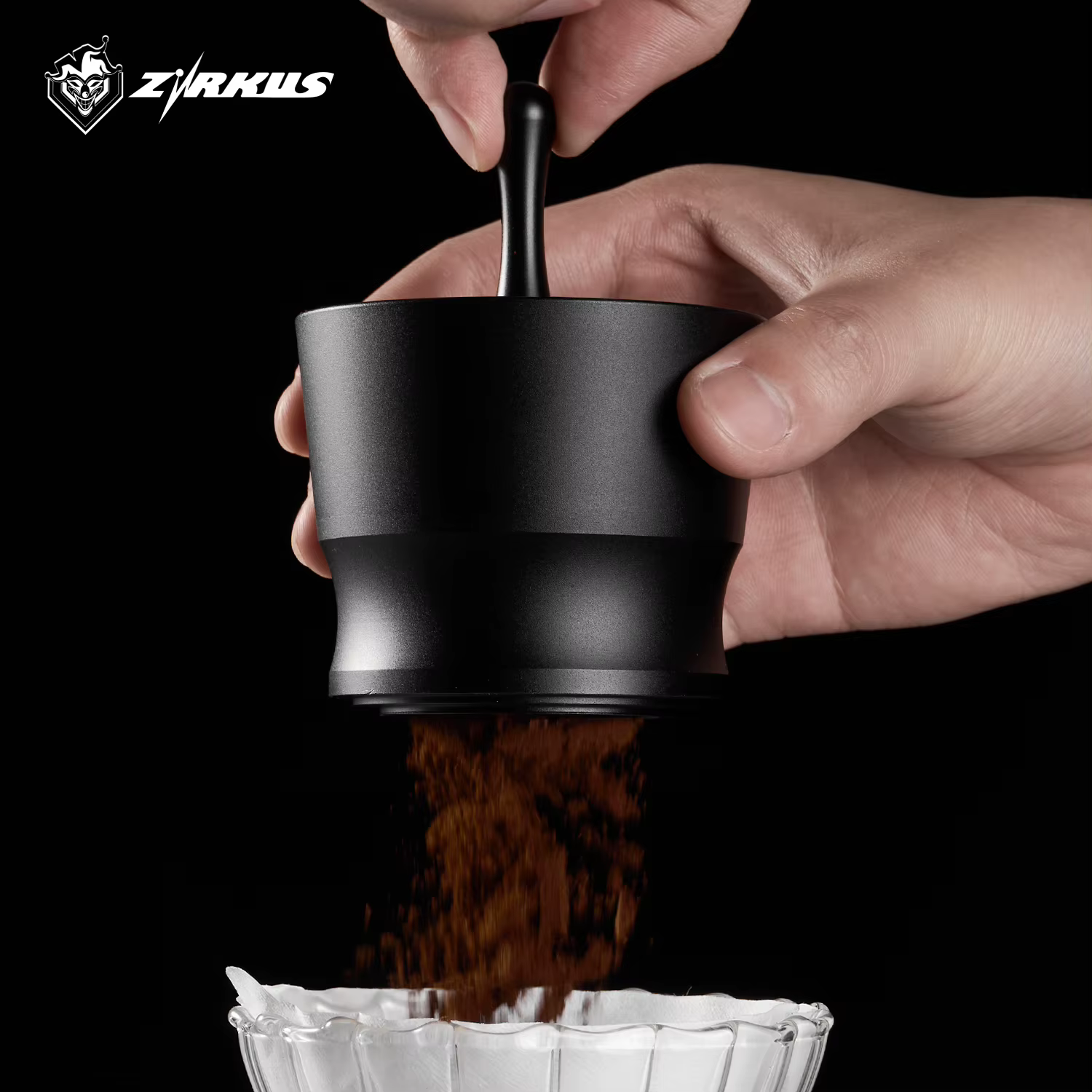 ZIRKUS – Tasse doseuse à café 51/54/58 mm en alliage d'aluminium, entonnoir doseur pour expresso, bo