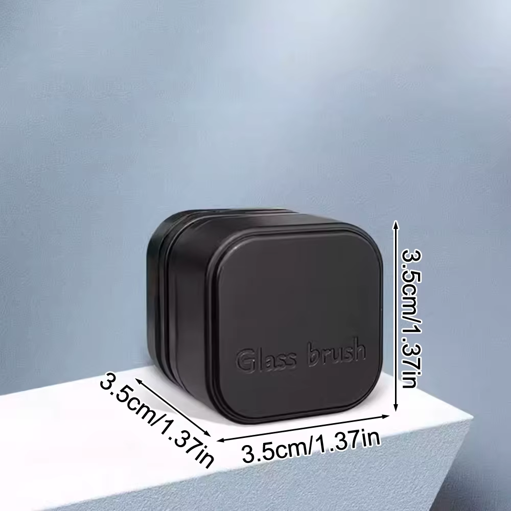 Brosse magnétique pour nettoyer les vitres d'aquarium, mini grattoir carré en plastique pour les alg