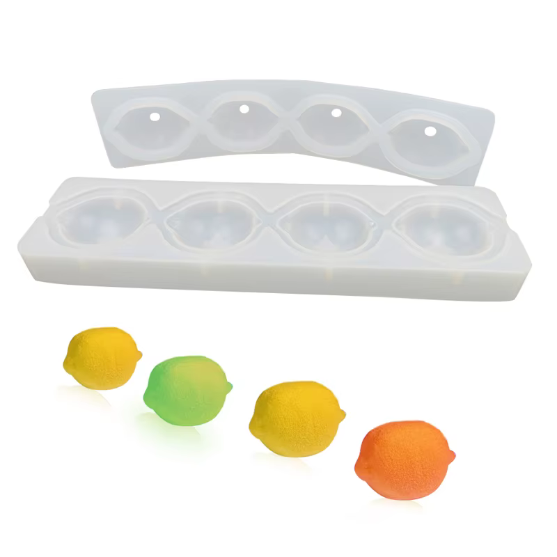 SHENHONG 3D citron conception français Dessert fruits Mousse moules 6 cavités Silicone gâteau moules