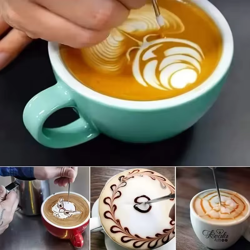 Pichet à café et lait en acier inoxydable