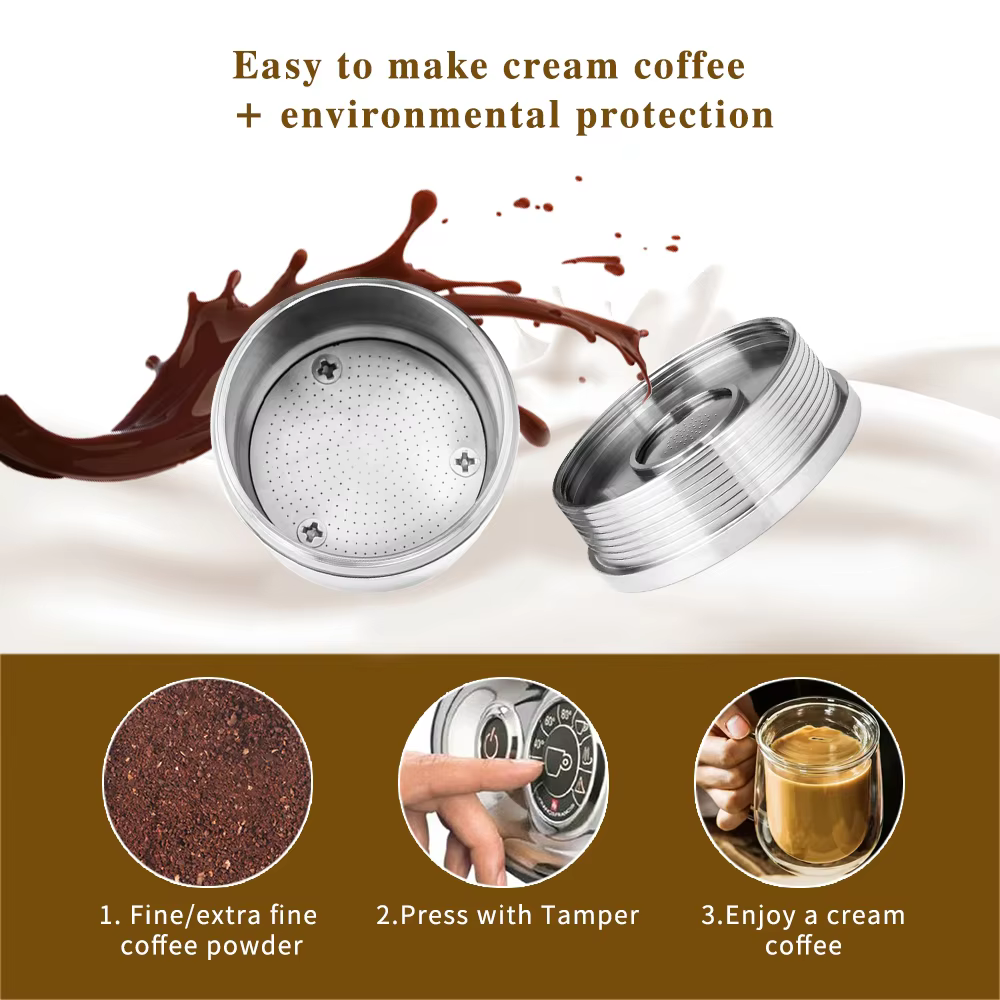 Dosette de café réutilisable pour illy X7.1 illy Y5 Mahine