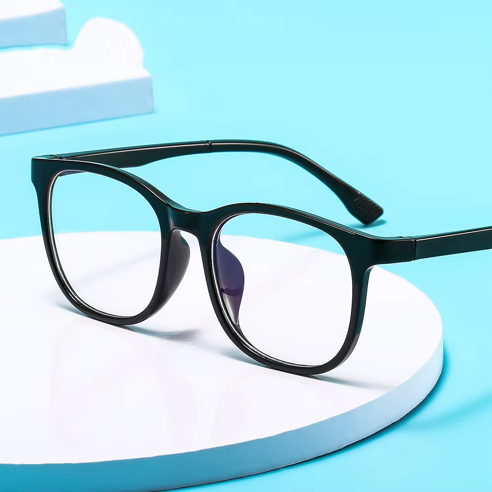 Lunettes d'ordinateur transparentes, monture PC, pour femmes et hommes, anti-lumière bleue, verres carrés, lunettes de protection optiques, lunettes rondes