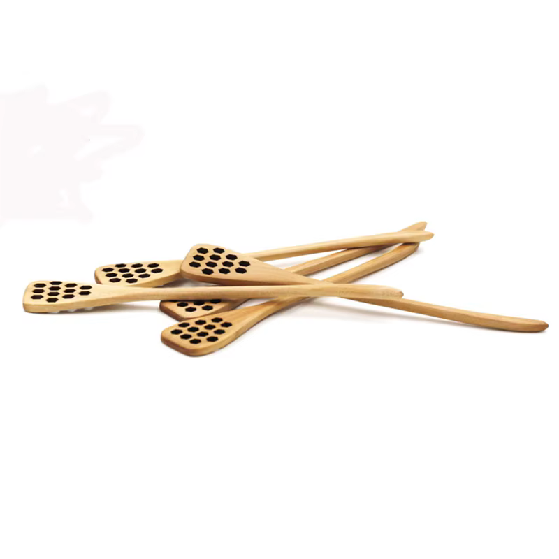 Cuillères à miel en bois