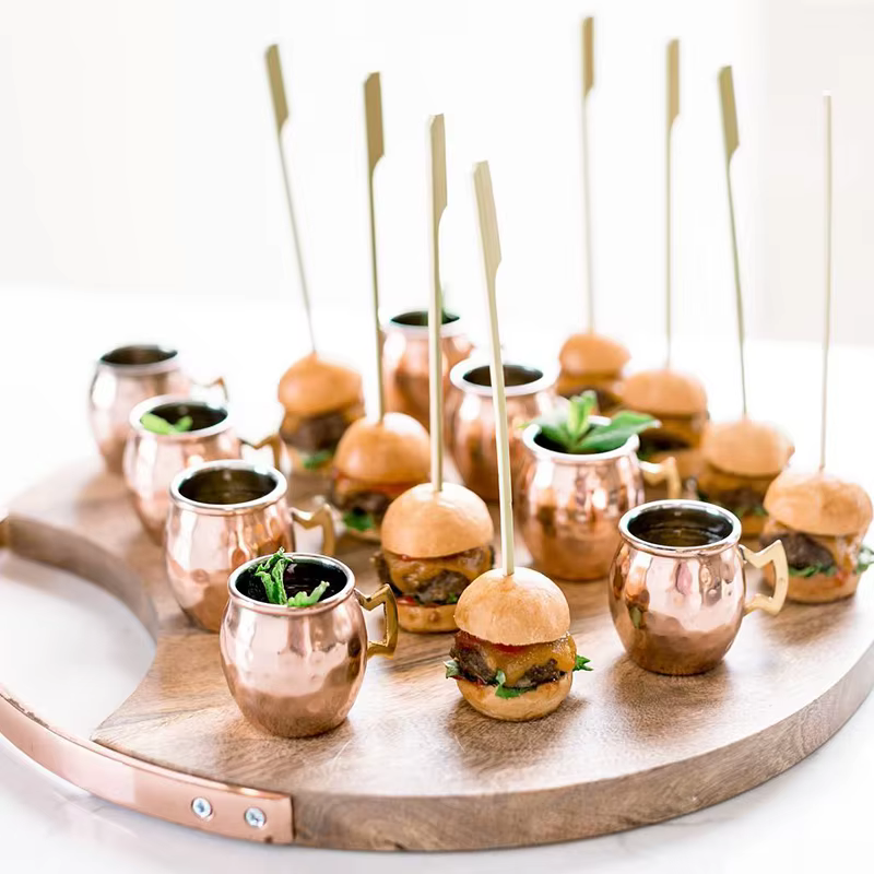 Mini-tasses martelées pour Moscow Mule et expresso