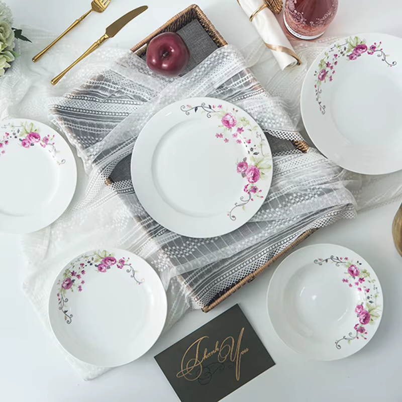 Wourmth-Assiettes en porcelaine Sophia