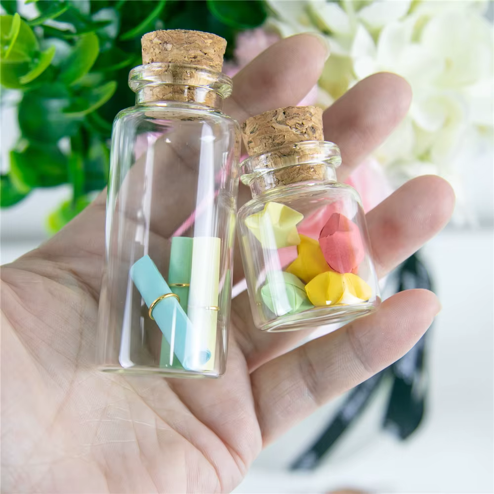Bouteilles en verre avec bouchon