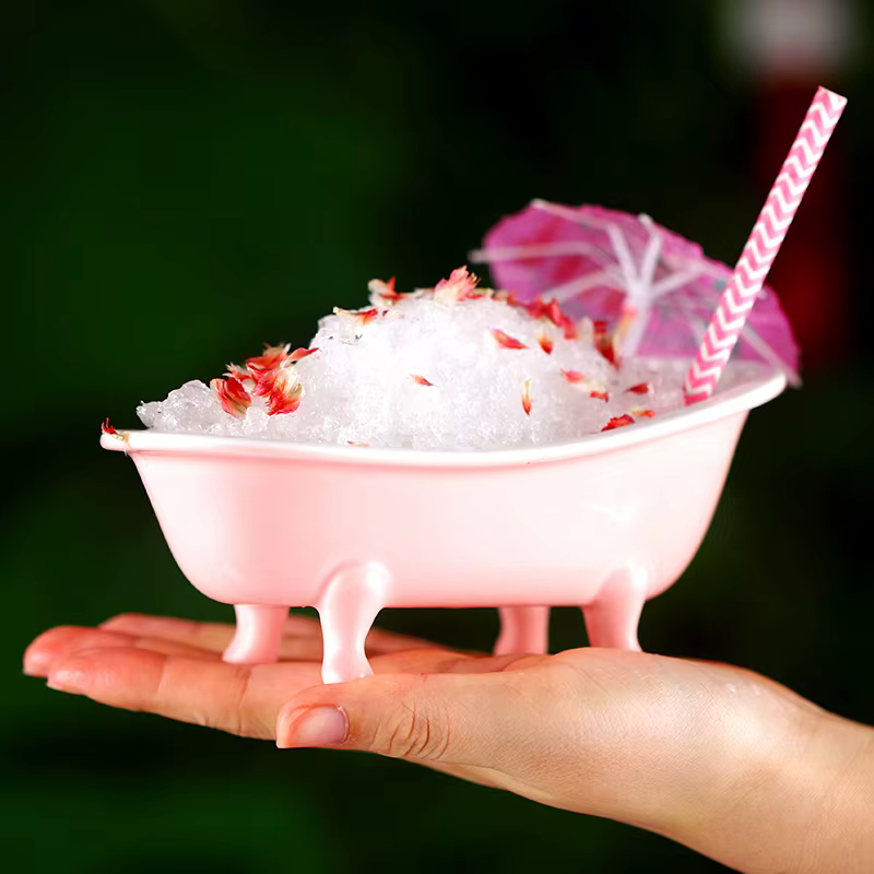 Verres à cocktail créatifs 3D MINI en forme de baignoire