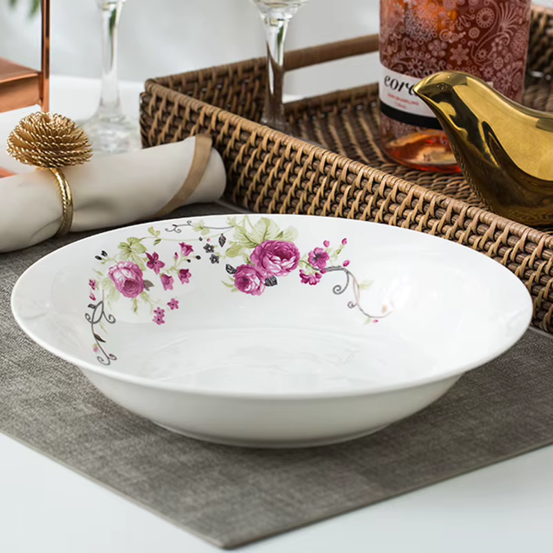 Wourmth-Assiettes en porcelaine Sophia