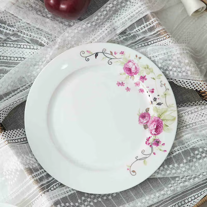 Wourmth-Assiettes en porcelaine Sophia