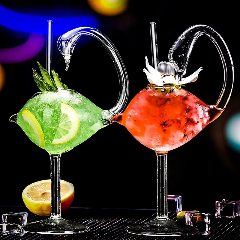 Verre à cocktail créatif