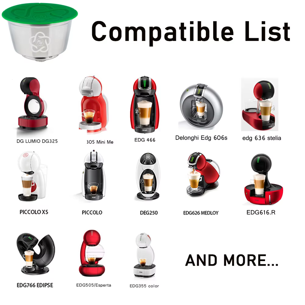 Icafilas-Capsules de café réutilisables pour Dolce Gusto