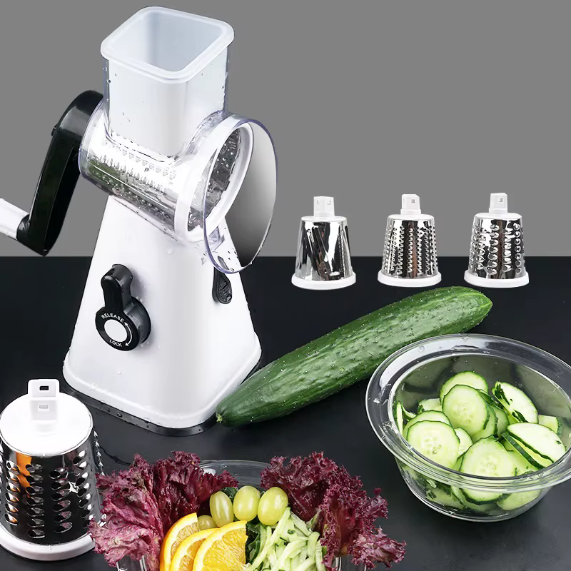 Mandoline coupe-légumes outils râpe à carottes trancheuse de légumes accessoire de salade de cuisine 3 lames