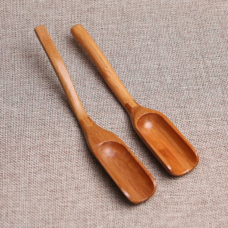 Cuillère à thé en bambou naturel chinois