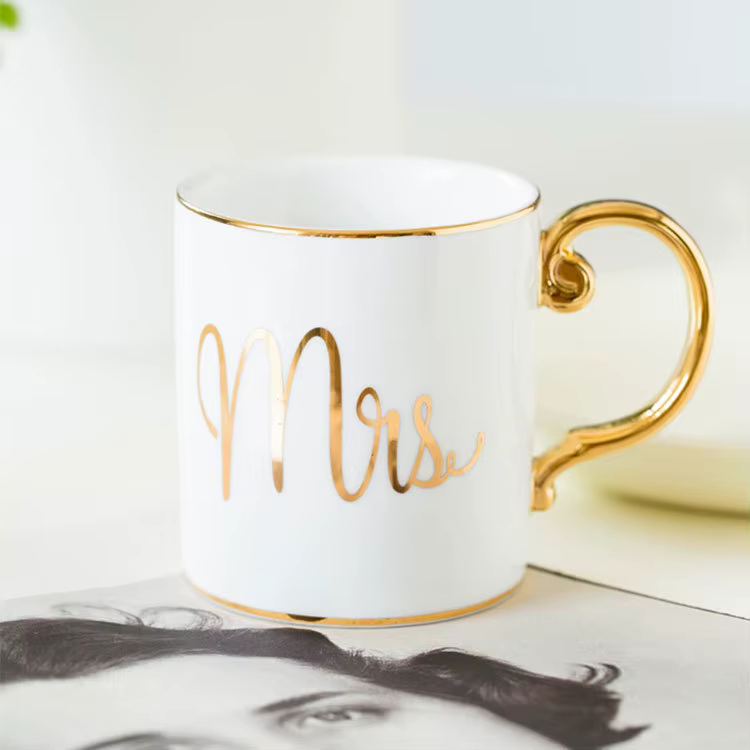 Tasse à café en porcelaine diamant