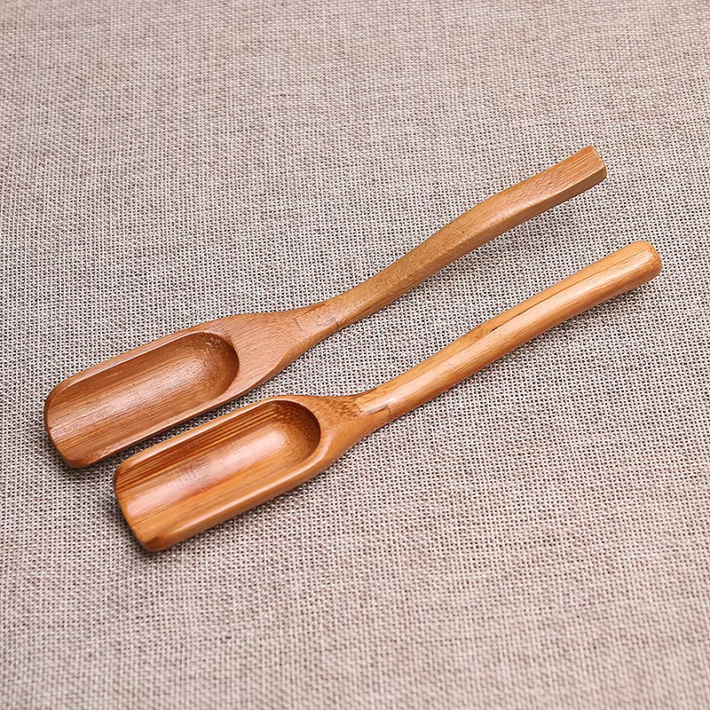 Cuillère à thé en bambou naturel chinois