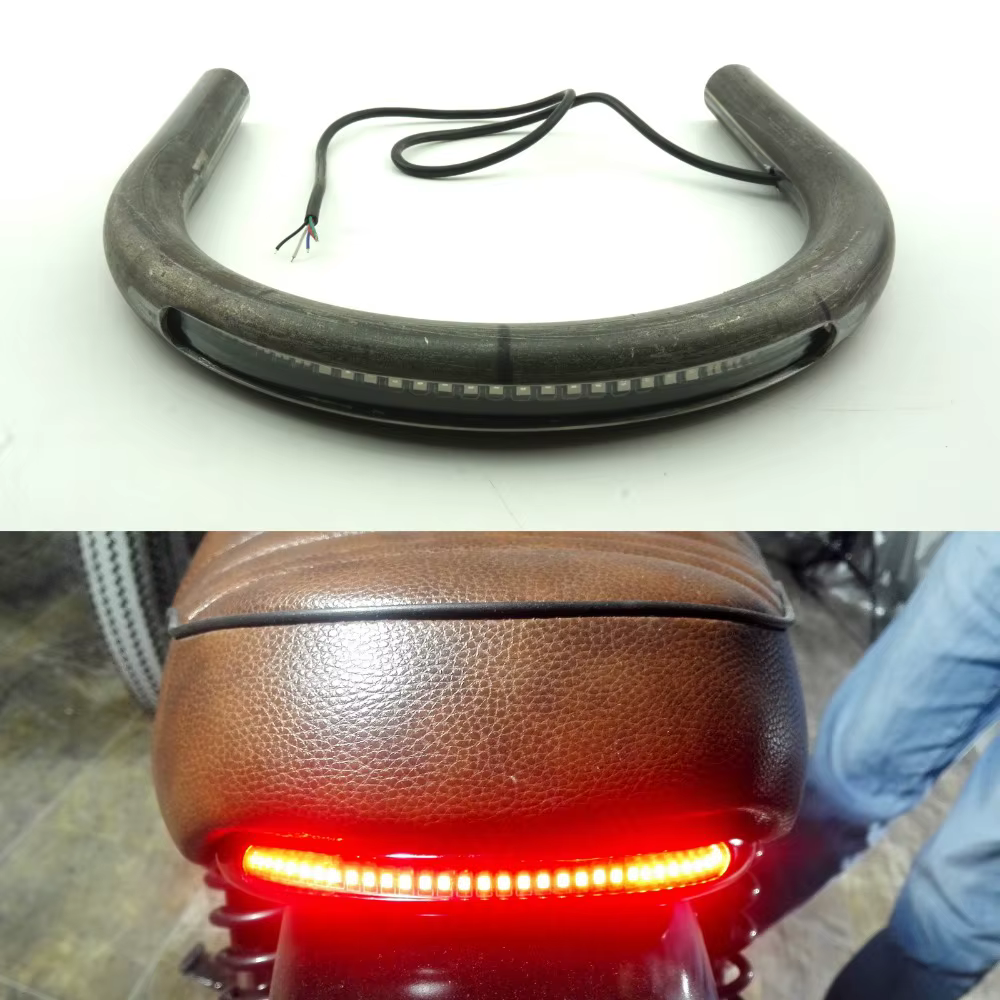 LOCHOSHI modifié universel café Racer cadre de siège cerceau boucle Brat Style avec frein LED clignotant lumière unique pour Honda Yamaha Suzuki