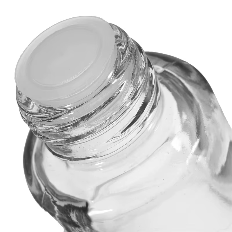 Bouteille en verre avec couvercle