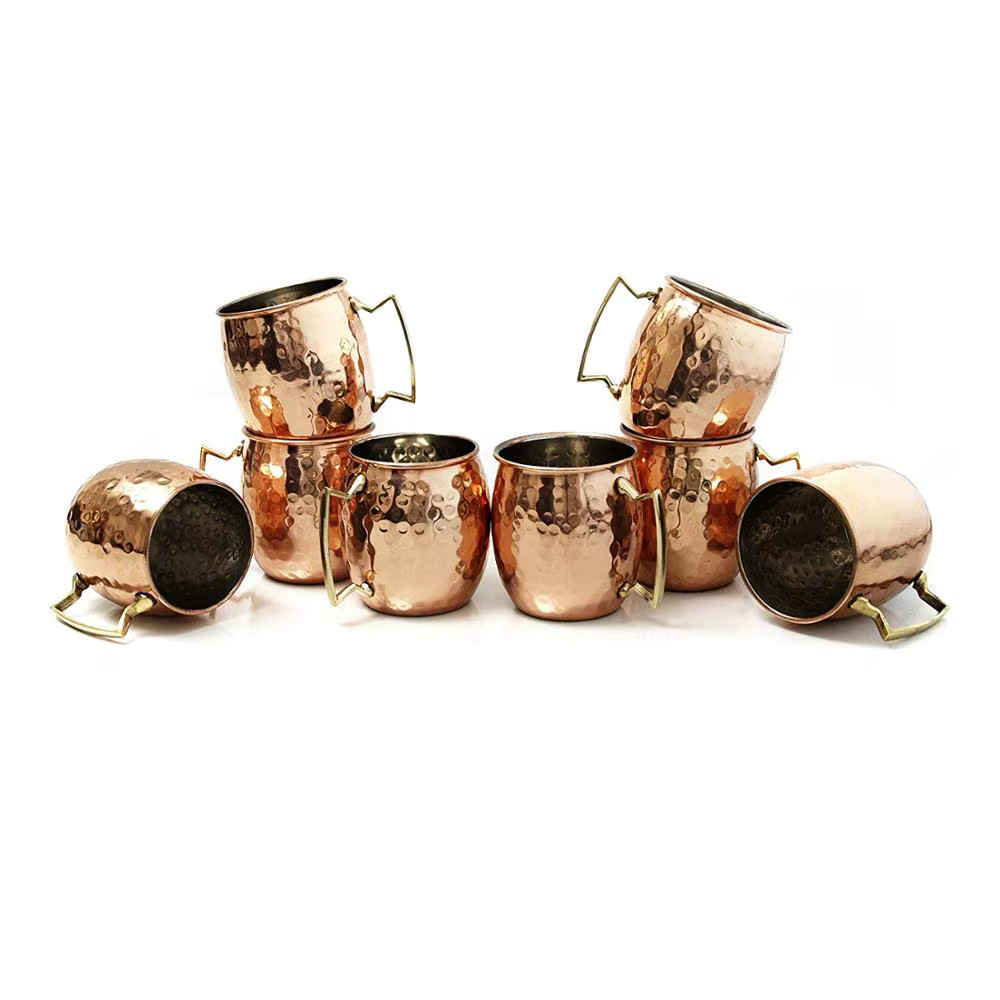 Mini-tasses martelées pour Moscow Mule et expresso