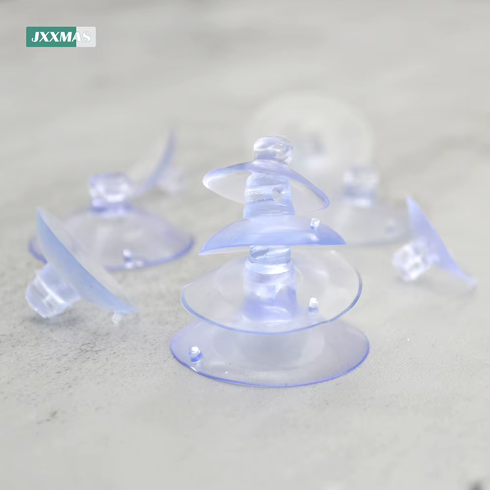 Ventouse Transparente en Silicone pour le Bain, Crochet Mural Universel pour Fenêtre, Verre, Voiture, Mariage, Voyage, 25/30/35/40mm