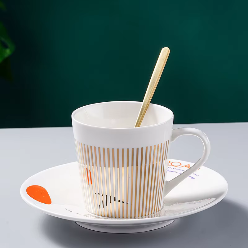 Tasse à café miroir papillon