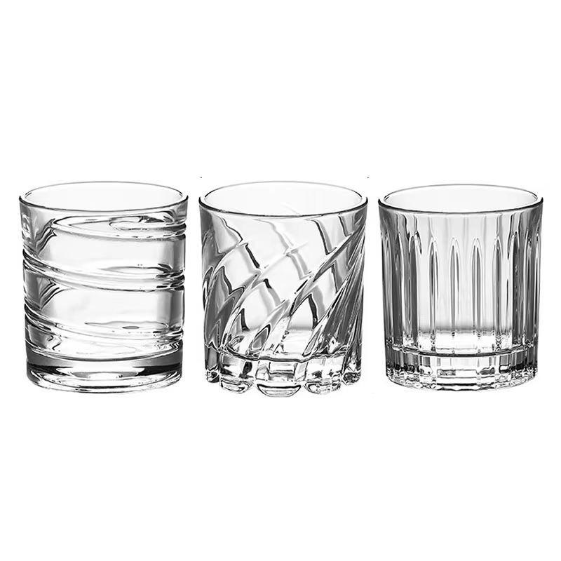 Verre à whisky rotatif