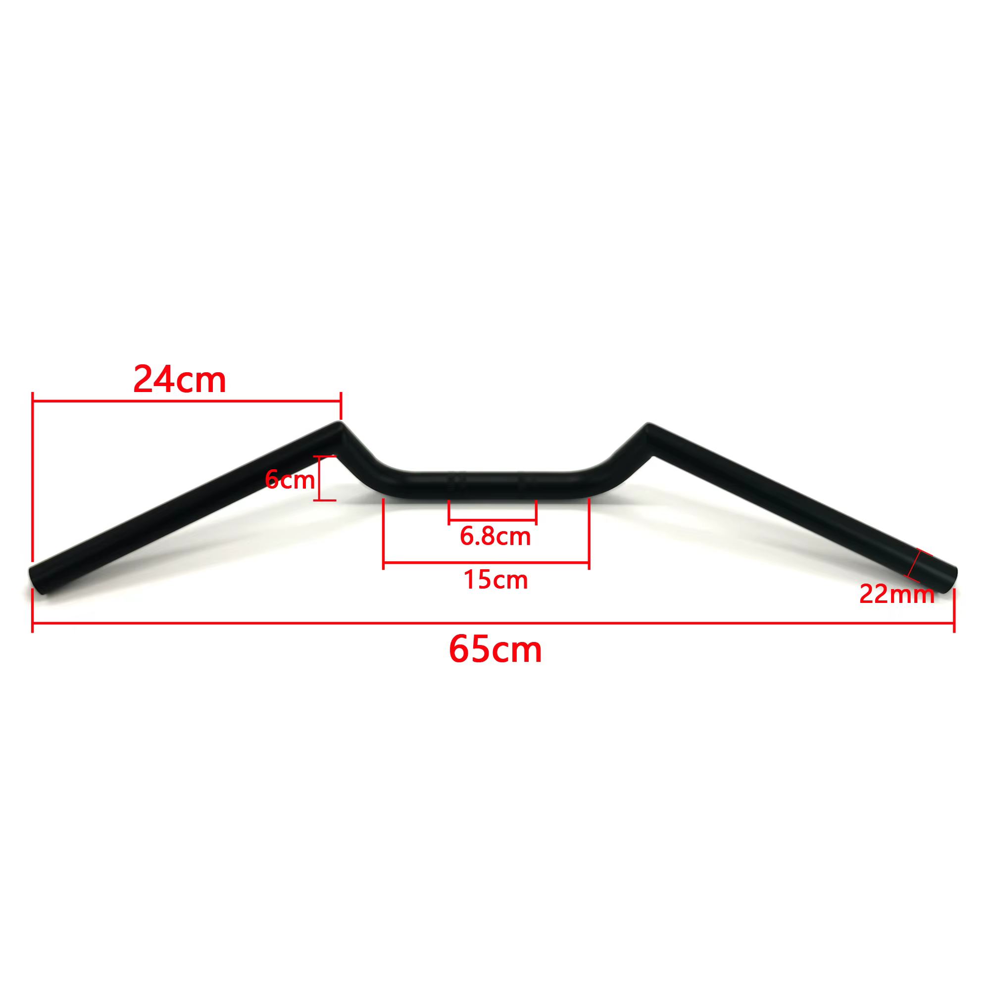 Volant de Moto Rétro, Guidon de 22m, 7/8 en effet, pour Royal Enfield 73Inboulon Tracker Bobber SV650 CB650R CB650F