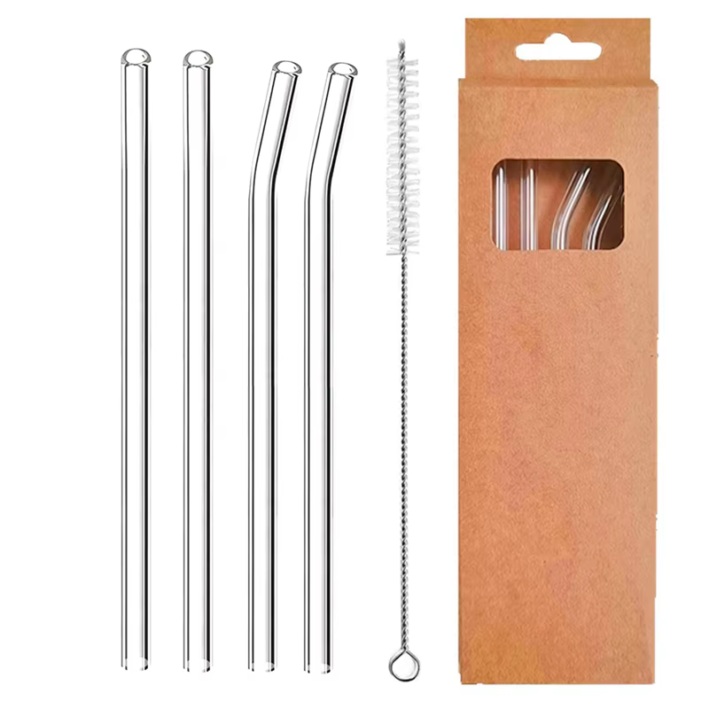 Pailles en verre réutilisables de 8mm