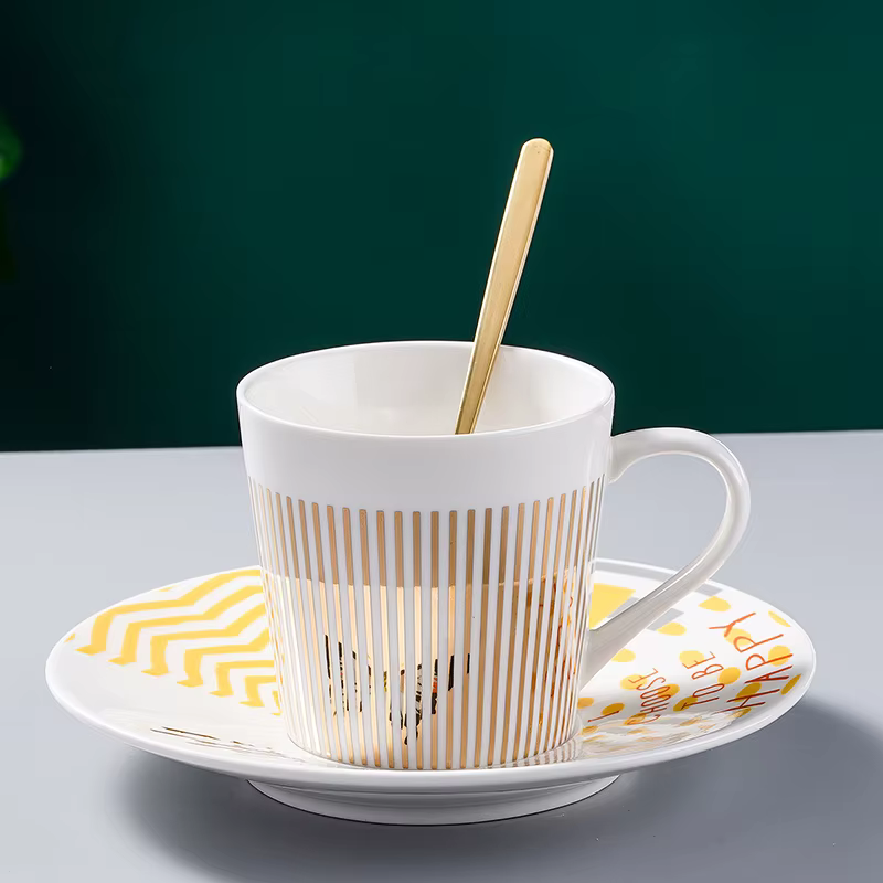 Tasse à café miroir papillon