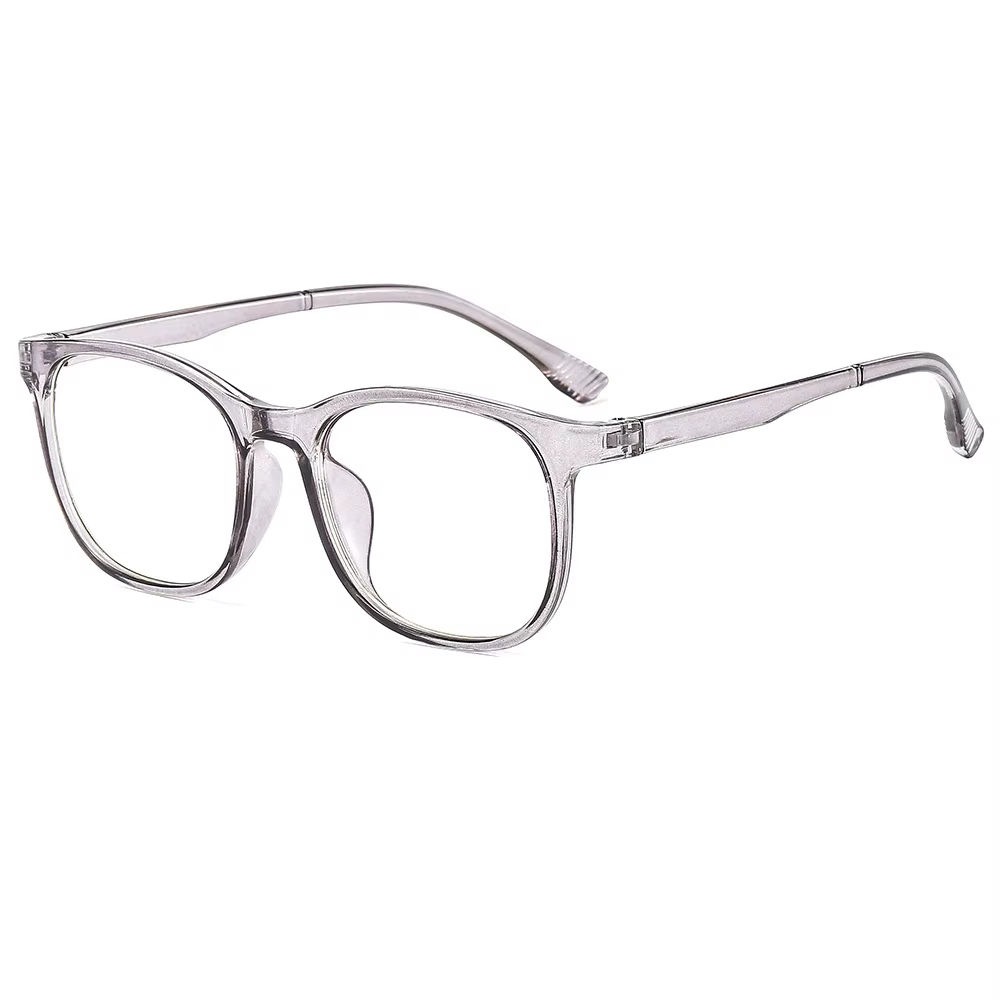 Lunettes d'ordinateur transparentes, monture PC, pour femmes et hommes, anti-lumière bleue, verres carrés, lunettes de protection optiques, lunettes rondes