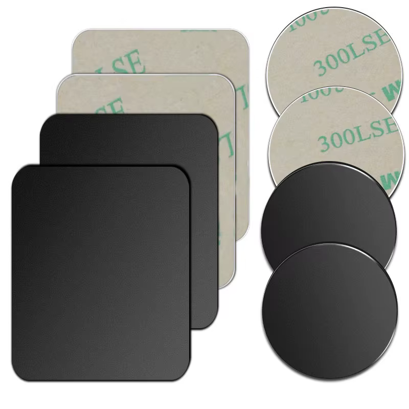 Plaque métallique pour support magnétique de téléphone de voiture, feuille de fer universelle, support d'autocollant de disque, support magnétique de téléphone portable pour IPhone