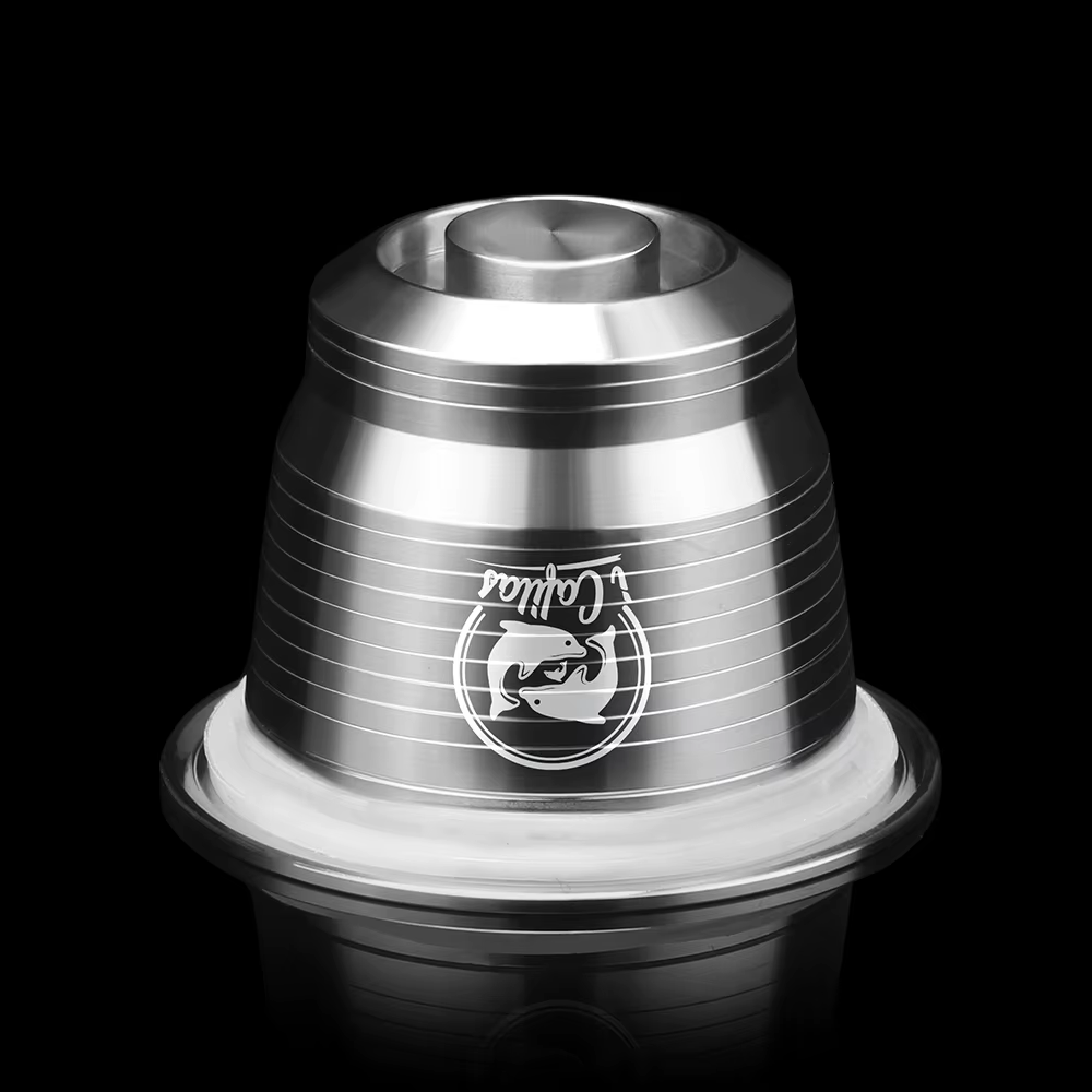Filtre à café réutilisable ICafilas pour Machine Nespresso avec capsule en acier inoxydable pour Nospresso