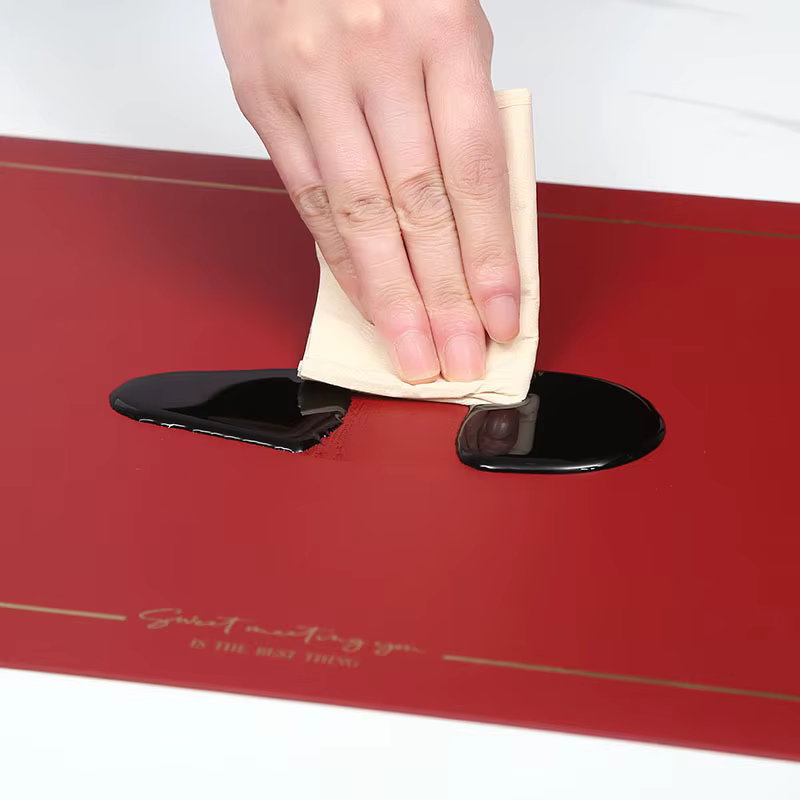 Sets de Table Rectangulaires en Cuir