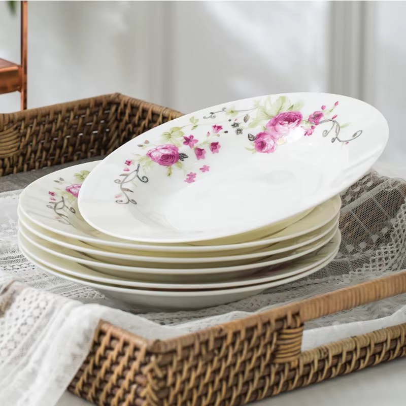 Wourmth-Assiettes en porcelaine Sophia