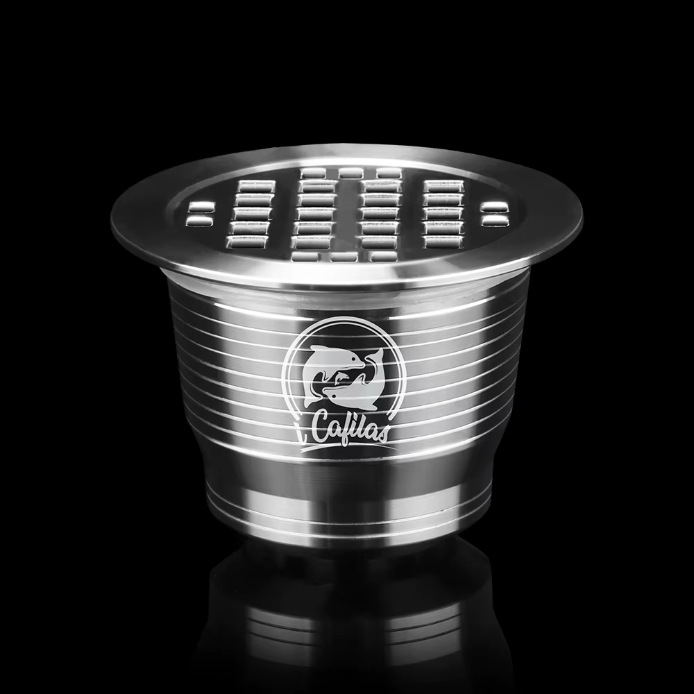 Filtre à café réutilisable ICafilas pour Machine Nespresso avec capsule en acier inoxydable pour Nospresso